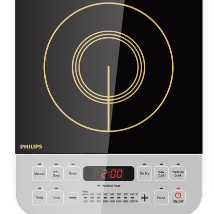 Philips HL7756/00 750-Watt Mixer Grinder + Philips Viva Collection HD4928/01 2100-Watt Induction Cooktop