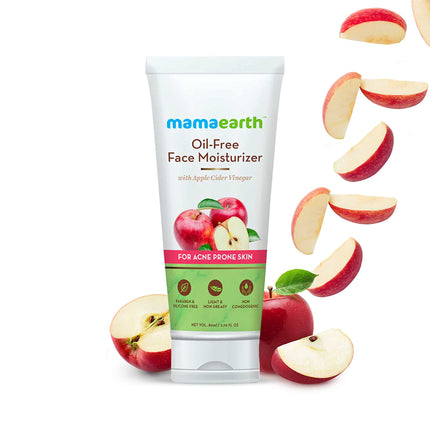 Mamaearth Oil-Free Moisturizer For Face With Apple Cider Vinegar For Acne Prone Skin, 80 ml