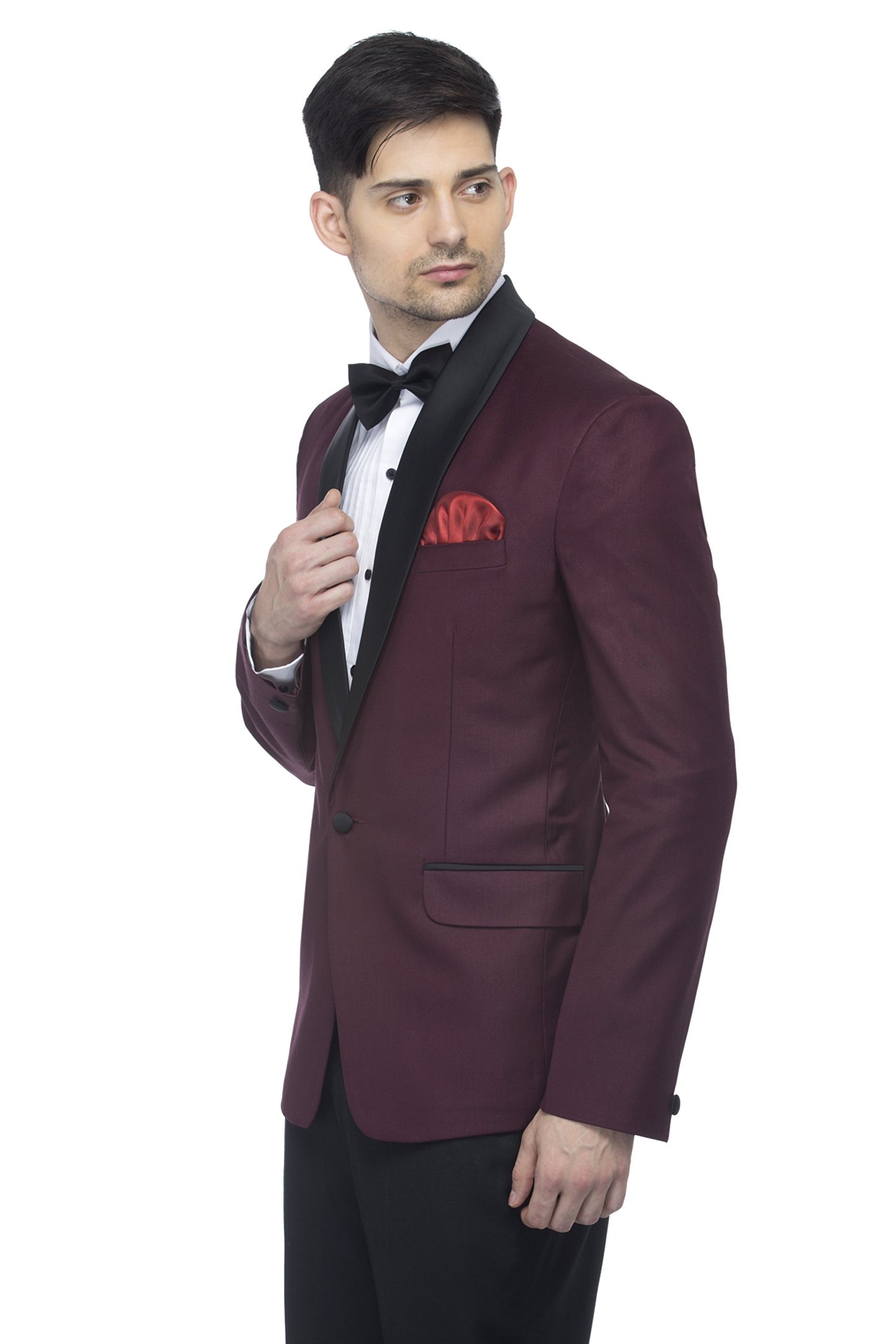 FAVOROSKI Men's Tuxedo Slim Blazer