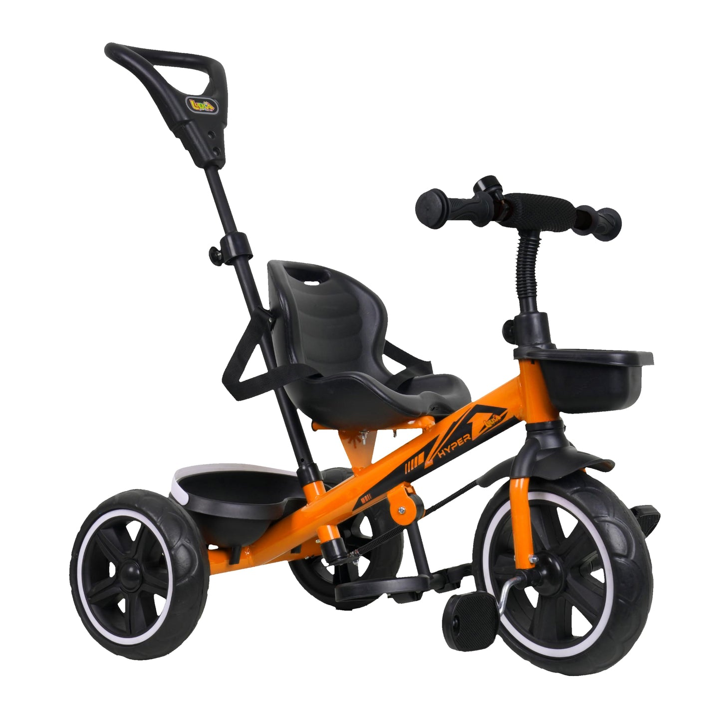 Luusa TFT Hyper 500 PRO Canopy/Plug N Play Trike/Baby Tricycle with Parental Control for 1 Years to 4 Years Boys/Girls/Carrying Capacity Upto 30kgs Proudly Made in India,Pink,Black