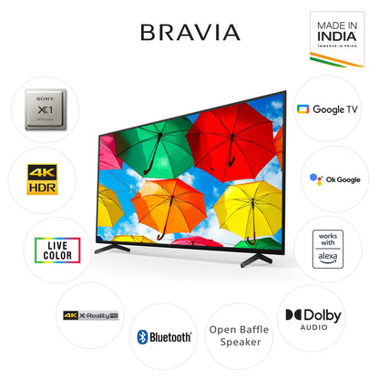 Sony Bravia 108 cm (43 inches) 4K Ultra HD Smart LED Google TV KD-43X64L (Black)