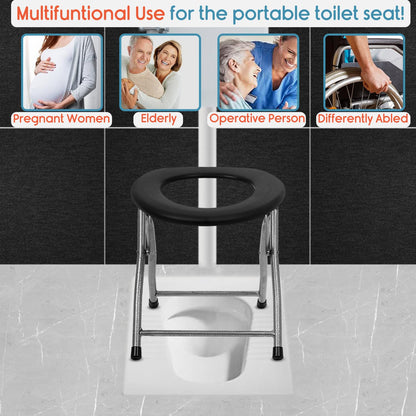 KosmoCare Premium Imported Folding Commode Stool