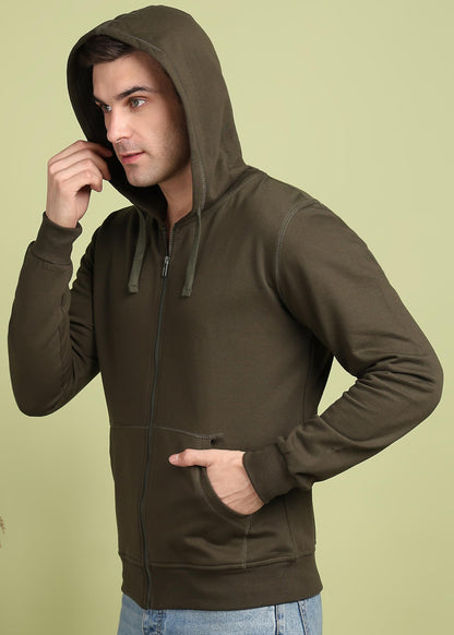 Alan Jones Clothing Men's Cotton Hooded Sweatshirt