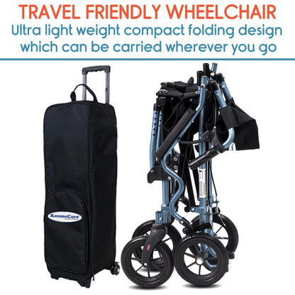 KosmoCare Tranz-Air Ultra Light Weight Transport Wheelchair