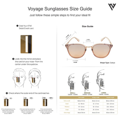 Voyage UV Protection Cat-eye Sunglass