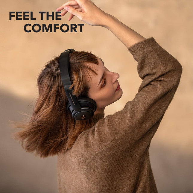 Soundcore By Anker Life Q30 Hybrid Active Noise Cancelling Bluetooth Headphones With Multiple Modes, Hi-Res Sound, Custom Eq Via App, 40H Playtime, Comfortable Fit, Multipoint Connection - Over Ear 