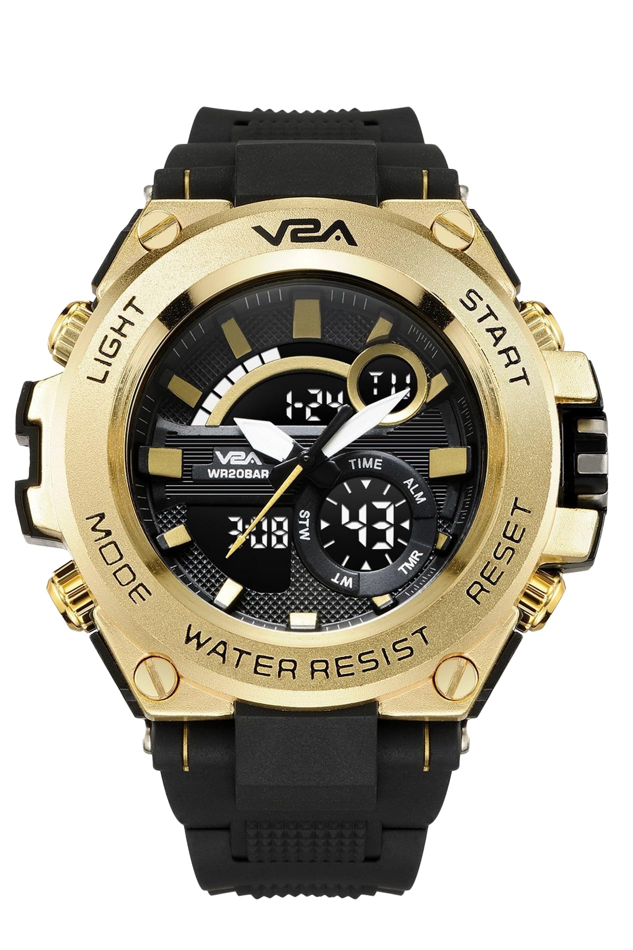 V2A Chronograph Analogue and Digital Sports Watch for Men | Watch for Men | Wrist Watch for Men | Mens Watch | Watch