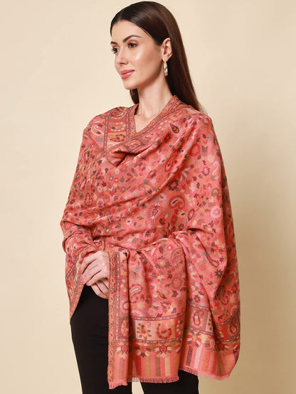 Pashmoda - Women’s Kaani Wool Blend Shawl, Wrap