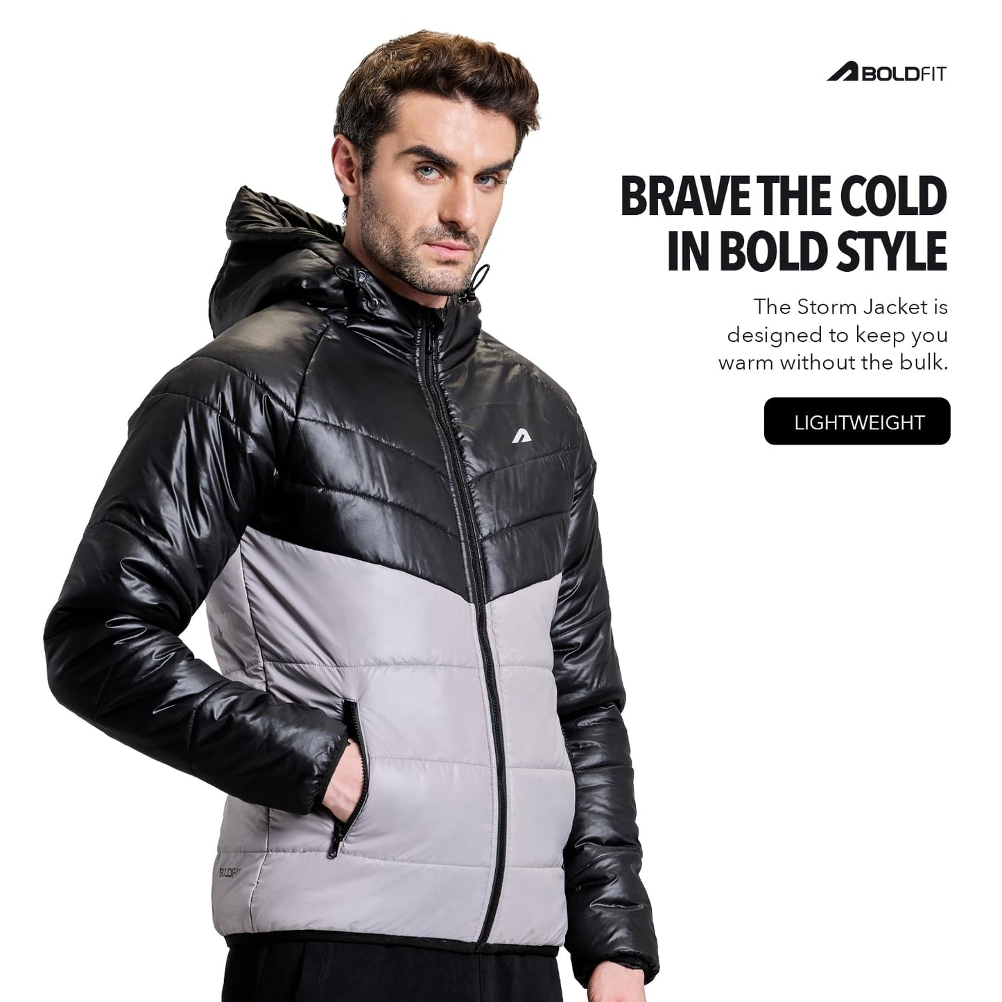 Boldfit Jacket For Men Winter Wear Puffer Jacket For Men Monsoon Winter Wear for men Men Hooded Winter Jackets For Men Padded Bomber Jacket For Men Full Sleeve Mens Jacket Winter Mens jacket Man