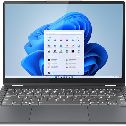 Lenovo IdeaPad Flex Intel Core i3-1215U 14"(35.5cm) WUXGA+ IPS 2-in-1 Laptop (8GB/512GB SSD/Windows 11/MS Office 2021/FHD Camera Digital Pen/Alexa/3 Month Game Pass/Grey/1.5Kg), 82R700KHIN 