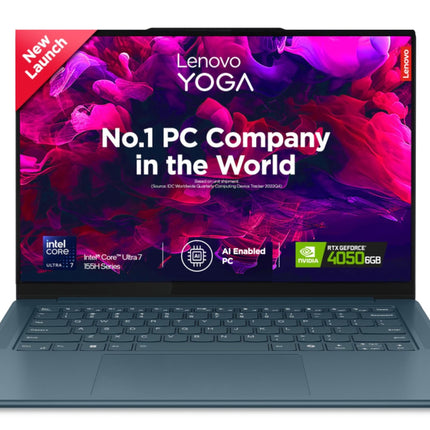 Lenovo Yoga Pro 7 Intel Evo Core Ultra 7 155H Built-in AI 14"(35.5cm) 2.8K-OLED 400Nits 120Hz Laptop (16GB/1TB SSD/NVIDIA RTX 4050 6GB/FHD+IR Camera/Win11/MSO 21/3mon GamePass/Grey/1.5Kg), 83E2005EIN 