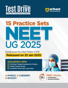 Arihant Test Drive 15 Practice Sets for NEET UG 2025 | Exactly as per the Latest Pattern of NTA Released on 25 Jan 2025 