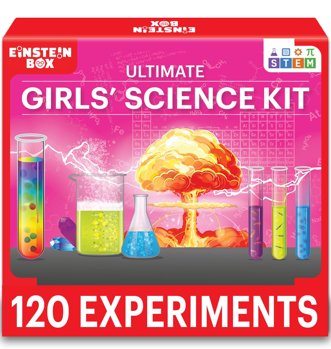 Einstein Box Space Science Kit for Boys & Girls Ages 6-8-10-12-14 Years | Birthday Toys & Gifts for Kids 6+ Years | STEM Toys for 6,7,8,9,10,11,12,13,14 Year Olds| Science Project Kit |