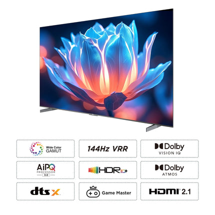 TCL 248 cm (98 inches) 4K Ultra HD Smart LED Google TV 98P745 (Black) 