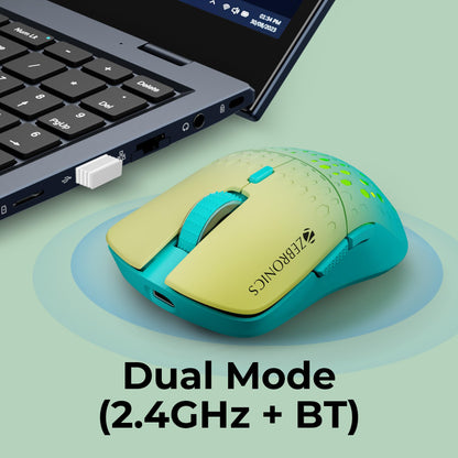 ZEBRONICS-Transformer-M with a High-Performance Gold-Plated USB Mouse: 6 Buttons, Multi-Color LED Lights,High-Resolution Sensor with max 3600 DPI, and DPI Switch(Black)