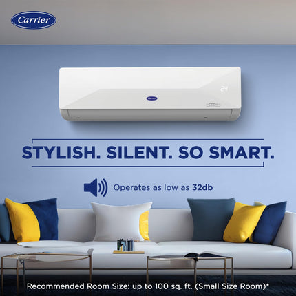 Carrier 1 Ton 5 Star Wi-Fi Smart Flexicool Inverter Split AC (Copper, Convertible 6-in-1 Cooling,Smart Energy Display,HD & PM 2.5 Filter, 2025 Model,ESTER EDGE FXi (Wi-Fi), CAI12EE5R35W0,White) 