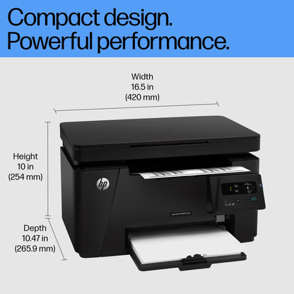 HP Laserjet Pro M126Nw All-in-One B&W Wireless Monochrome Laser Printers for Home: Print, Copy, & Scan, Compact, Easy Mobile Printing, Black