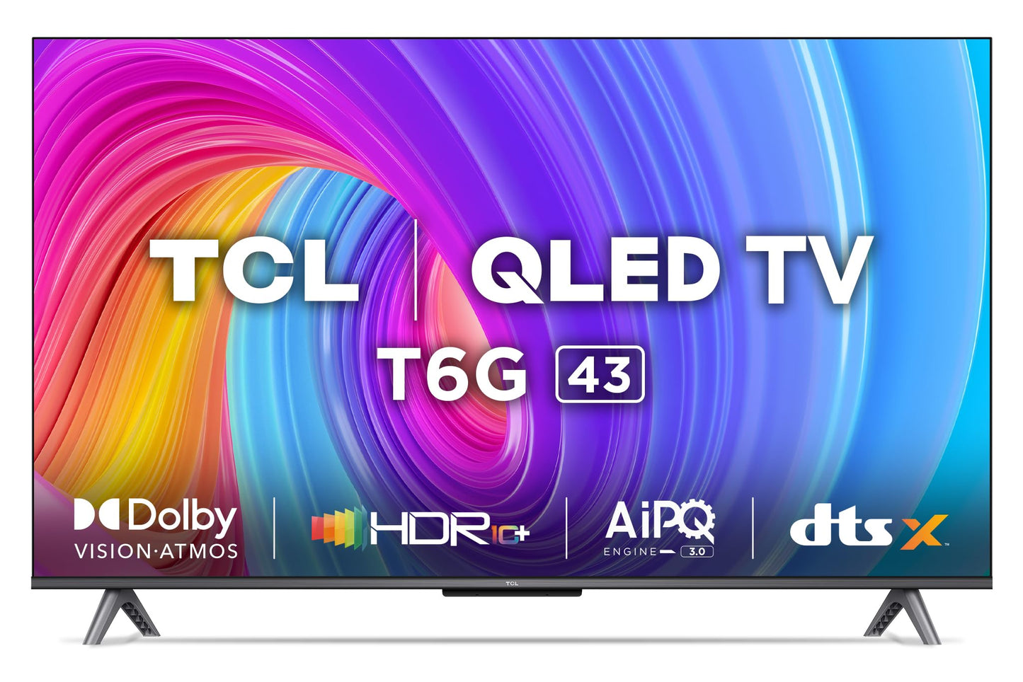 TCL 139 cm (55 inches) 4K Ultra HD Smart QLED Google TV 55C61B (Black)