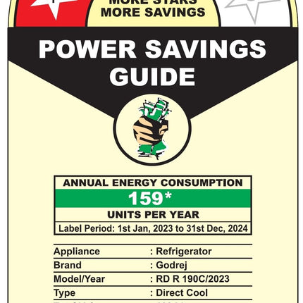 Godrej 183 L 3 Star Farm Fresh Crisper Technology With Jumbo Vegetable Tray Direct Cool Single Door Refrigerator(2023 Model, RD R190C THF FR BL, Floral Blue) 