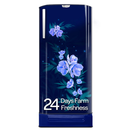 Godrej 180 L 4 Star Turbo Cooling Technology, With 24 Days Farm Freshness Direct Cool Single Door Refrigerator(2023 Model, RD EDGENEO 207D THF AQ BL, Aqua Blue)