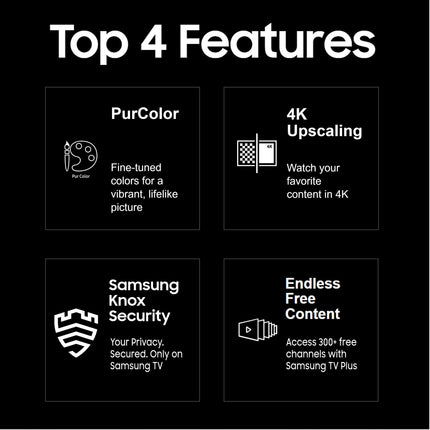 Samsung 189 cm (75 inches) D Series Crystal 4K Vivid Pro Ultra HD Smart LED TV UA75DUE77AKXXL (Black) 