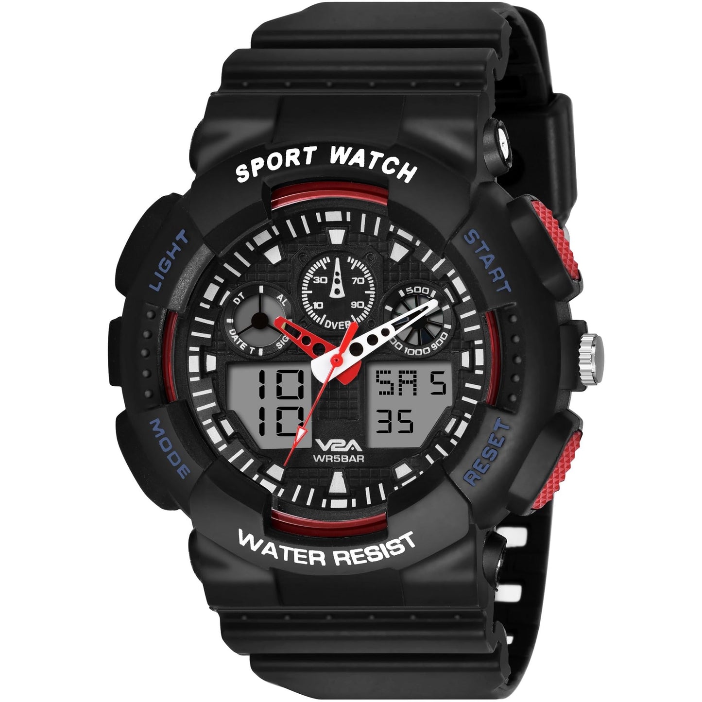 V2A Chronograph Analogue and Digital Sports Watch for Men | Watch for Men | Wrist Watch for Men | Mens Watch | Watch