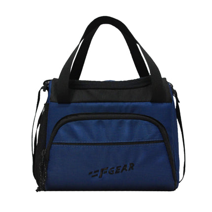 F Gear Yolo Lunch Bag (Marine Blue Black, Polyester) 6 liters