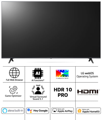 LG 139 cm (55 inches) 4K Ultra HD Smart LED TV 55UR7500PSC (Dark Iron Gray)