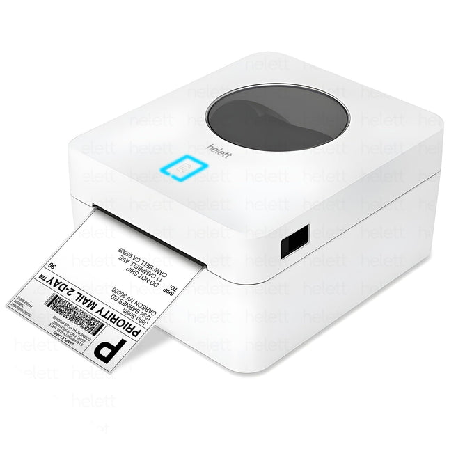 Helett® H30Cpro Wireless(Bluetooth+USB)Thermal Label Printer with Inbuilt Paper Holder Compartment|4*6 Shipping Label &Barcode Label|203Dpi Resolution|152mm/s Speed|Connect Windows,Mac(1Year Warranty) 