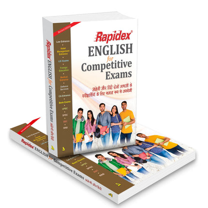 Rapidex ENGLISH for Competitive Exams - New Edition I SSC, UPSC, SPSC, RRB, LIC Exams, Bank Exams, CA Entrance, Hotel Management Entrance, Law Entrance, Medical Entrance, Defence Services, Foreign Education English preparation 