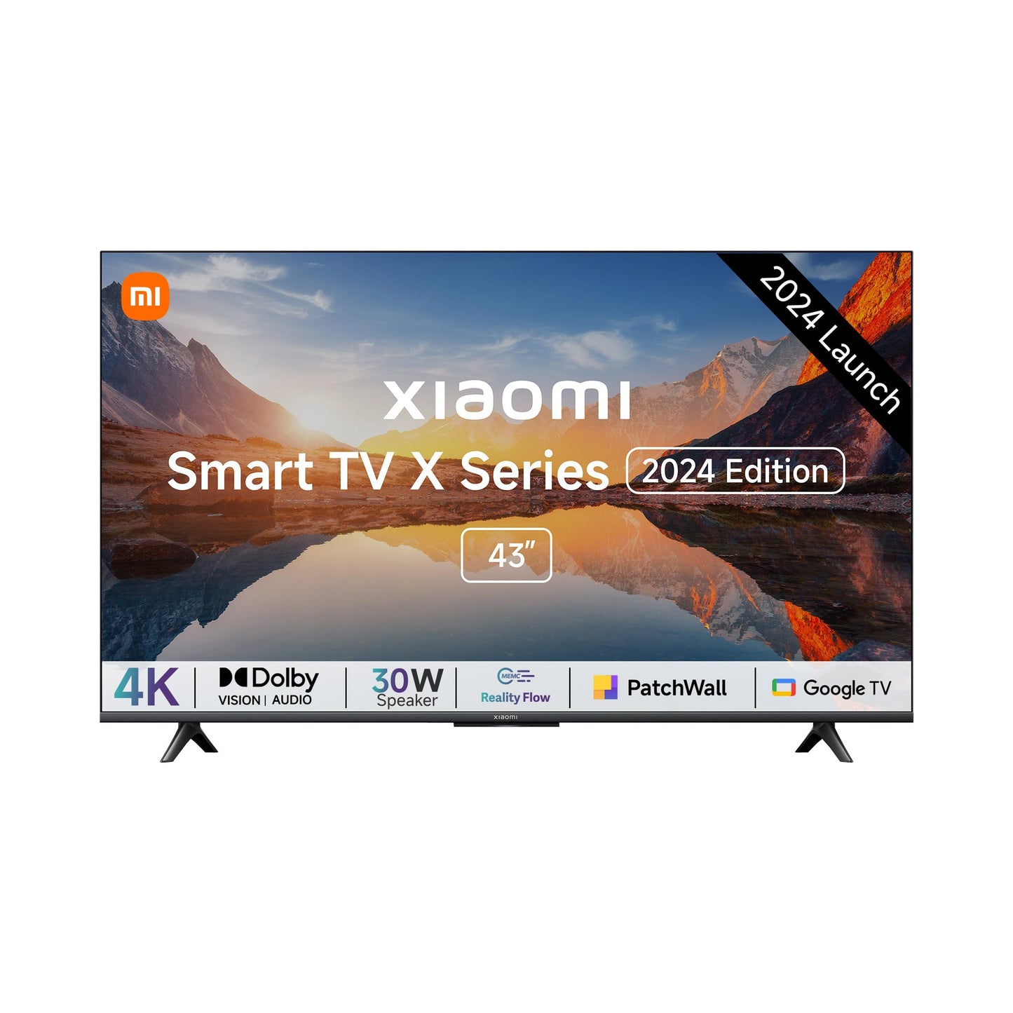 Xiaomi 108 cm (43 inches) A Pro 4K Dolby Vision Smart Google TV L43MA-AUIN (Black)