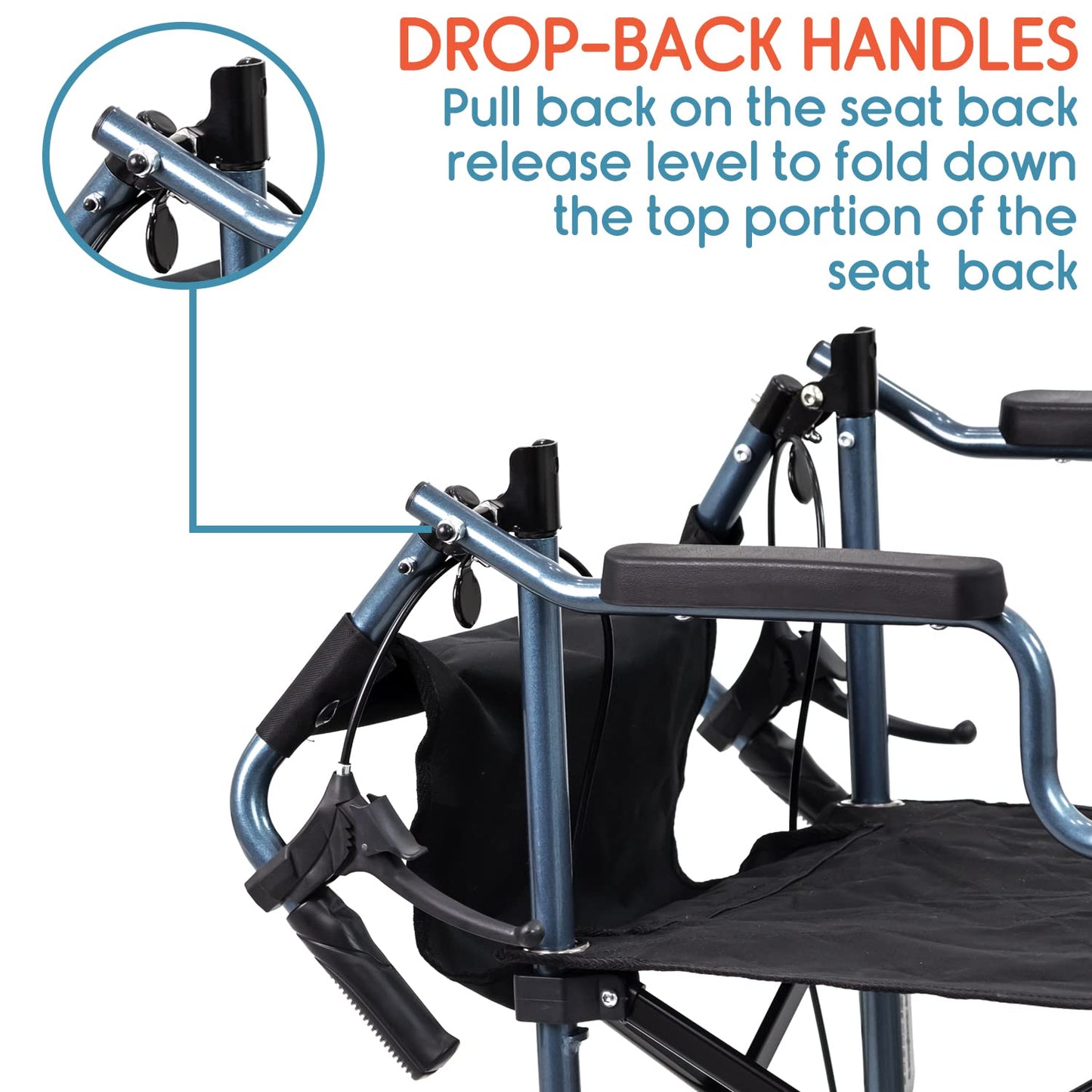 KosmoCare Tranz-Air Ultra Light Weight Transport Wheelchair