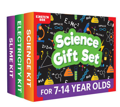 Einstein Box Science Gift Set for Boys & Girls Ages 6-8-10-12-14 Years | Birthday Gifts Ideas for Kids | STEM Learning Toys for 6,7,8,9,10,11,12,13,14-Year-Olds | 2-in-1 Learning Set |