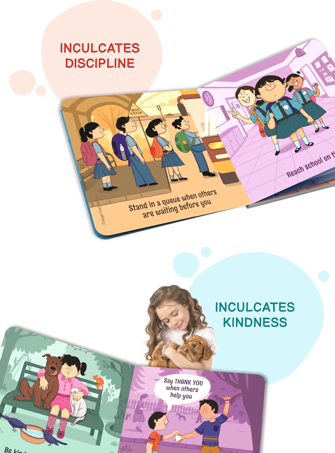 TARGET PUBLICATIONS 30 Basic Good Habits Book for Kids | Manners Book Inculcate Kindness, Discipline, Fitness and Exercise | Children Books for 2-6 Year | Early Childhood Education