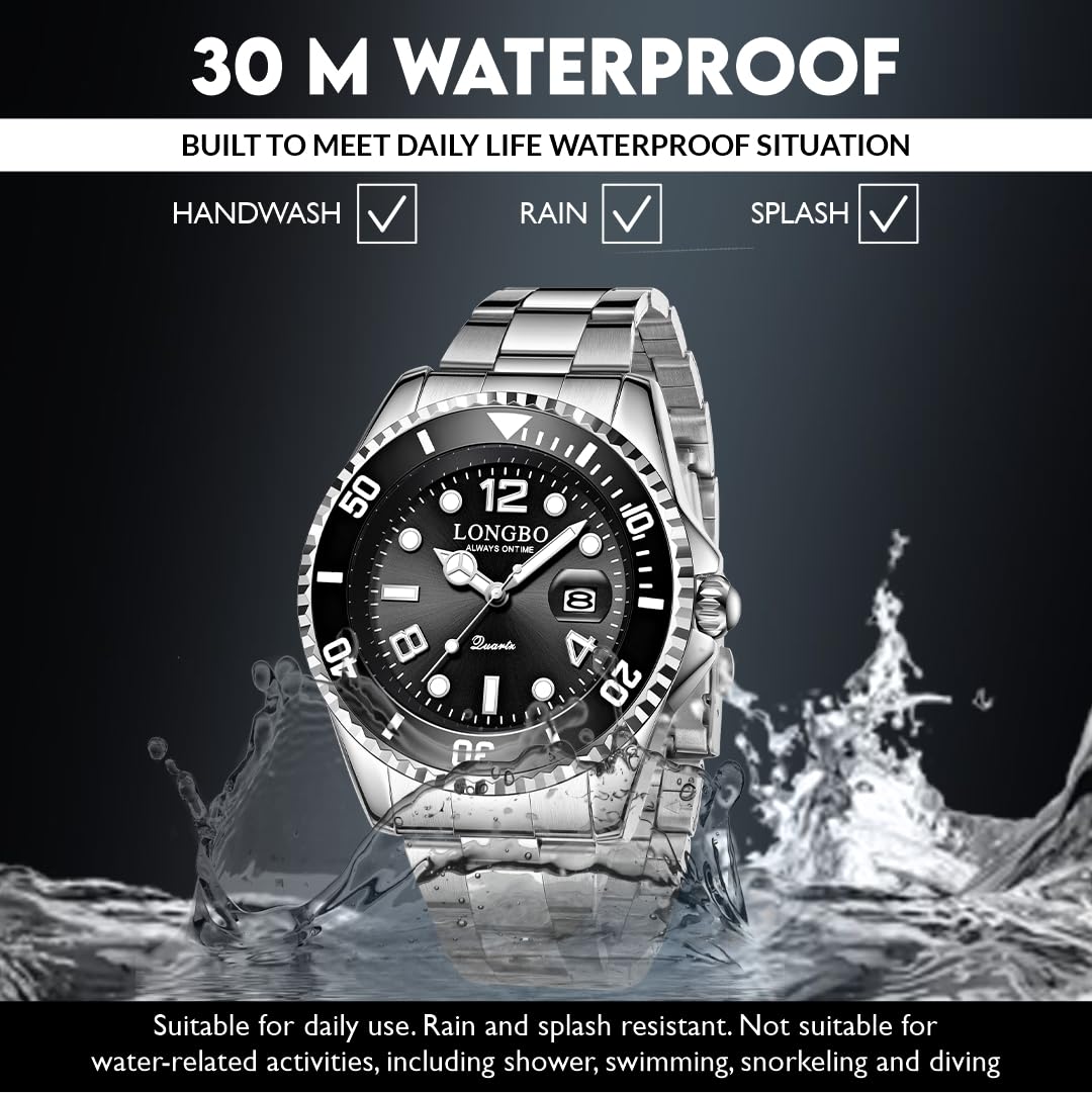 LONGBO Master Royale Analog Stainless Steel Watch For Men