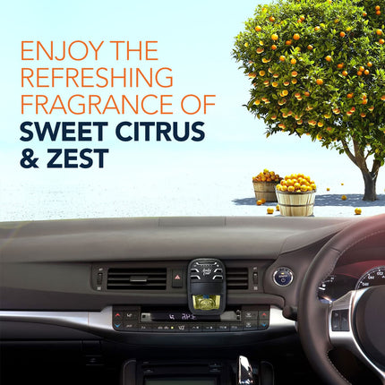 Auto Pearl Ambi Pur Car Air Freshener Refill,Sweet Citrus And Zest,7. 5 Ml Liquid