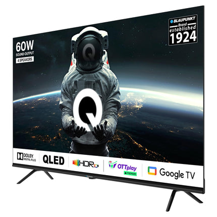 Blaupunkt 126 cm (50 inches) Quantum Dot Series 4K Ultra HD QLED Google TV 50QD7010 (Black) 