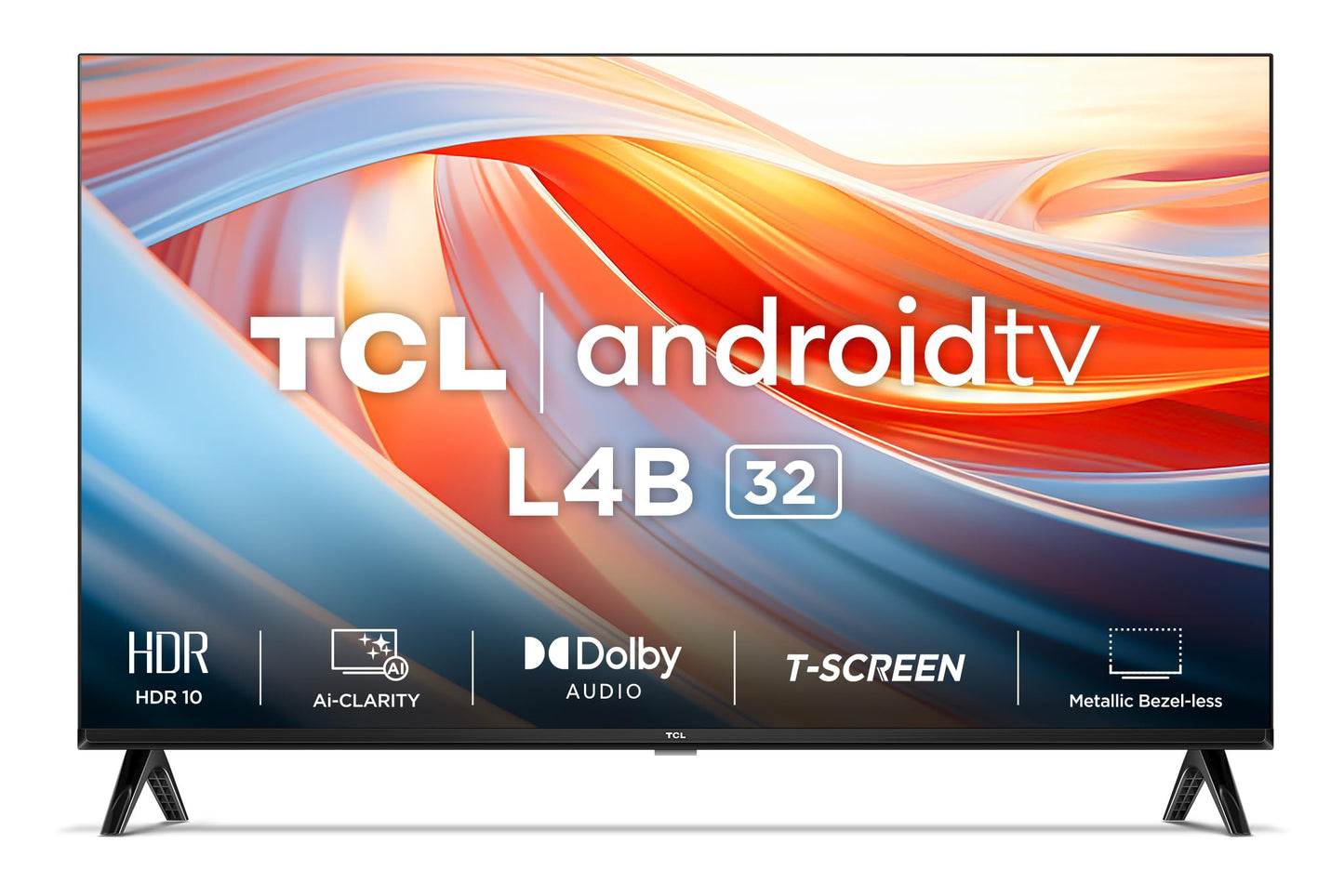 TCL 101 cm (40 inches) Metallic Bezel-Less Full HD Smart Android LED TV 40L4B (Black)