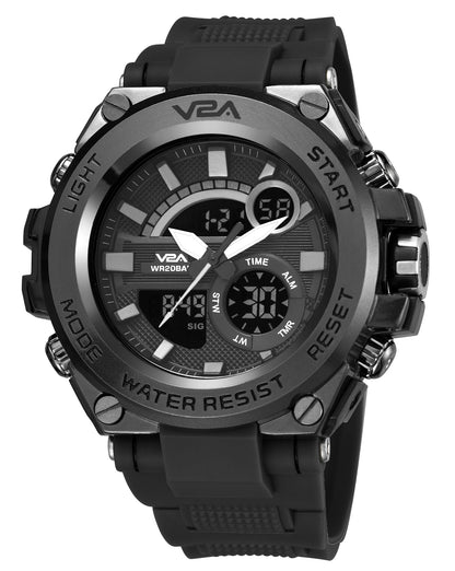 V2A Chronograph Analogue and Digital Sports Watch for Men | Watch for Men | Wrist Watch for Men | Mens Watch | Watch