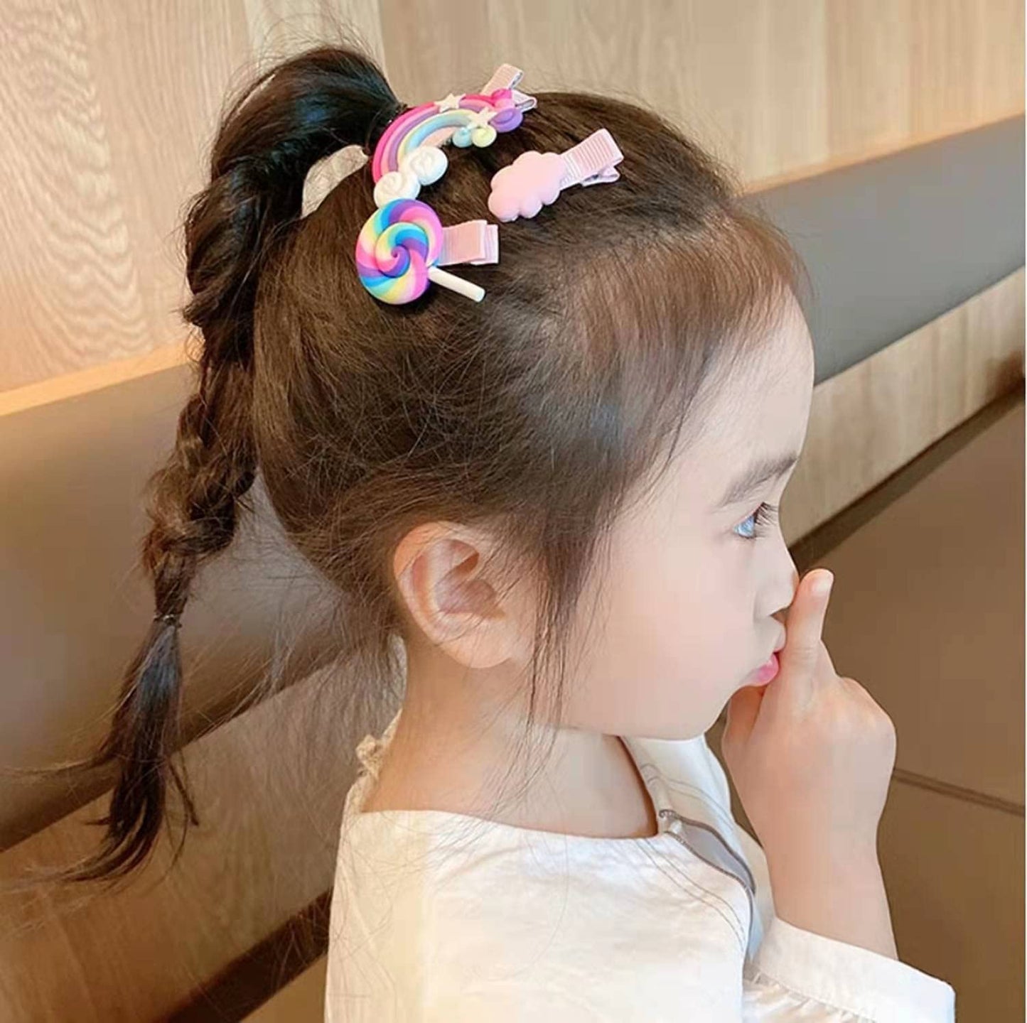 Wazdorf Girls Hair Pins with Clear Bag, Baby Hair Clips Cute Cute Fruit Cartoon Animal Hair Pin for Kids Hair Clip for Women Girls Hair Accessories (PINK)