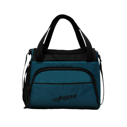 F Gear Yolo Lunch Bag (Marine Blue Black, Polyester) 6 liters