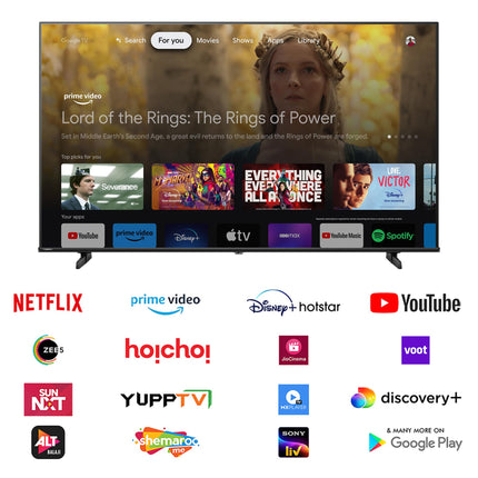 Hisense 108 cm (43 inches) E6N Series 4K Ultra HD Smart LED Google TV 43E6N (Black) 