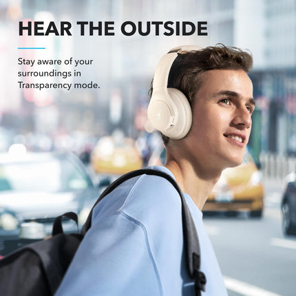 soundcore by Anker Q20i Wireless Bluetooth Over-Ear Headphones with Hybrid Active Noise Cancelling, 40h Playtime in ANC Mode, Hi-Res Audio, Deep Bass, Personalization via App (Black)