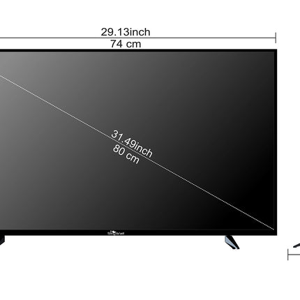 SKYWALL 81.28 cm (32 inches) HD Ready Smart LED TV 32SWELS-PRO (Black) 