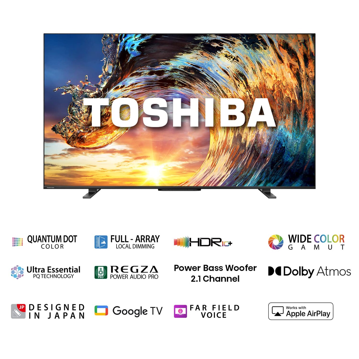 TOSHIBA 108 cm (43 inches) C450ME Series 4K Ultra HD Smart QLED TV 43C450ME (Silver)