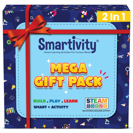 Smartivity Mega Gift Pack for Kids Age 6 to 14 Years Old | Plane Launcher + Science/Chemistry Kit Birthday Gift Combo Set for Kids 6-8-10-12 Years Old Boys & Girls | Made in India