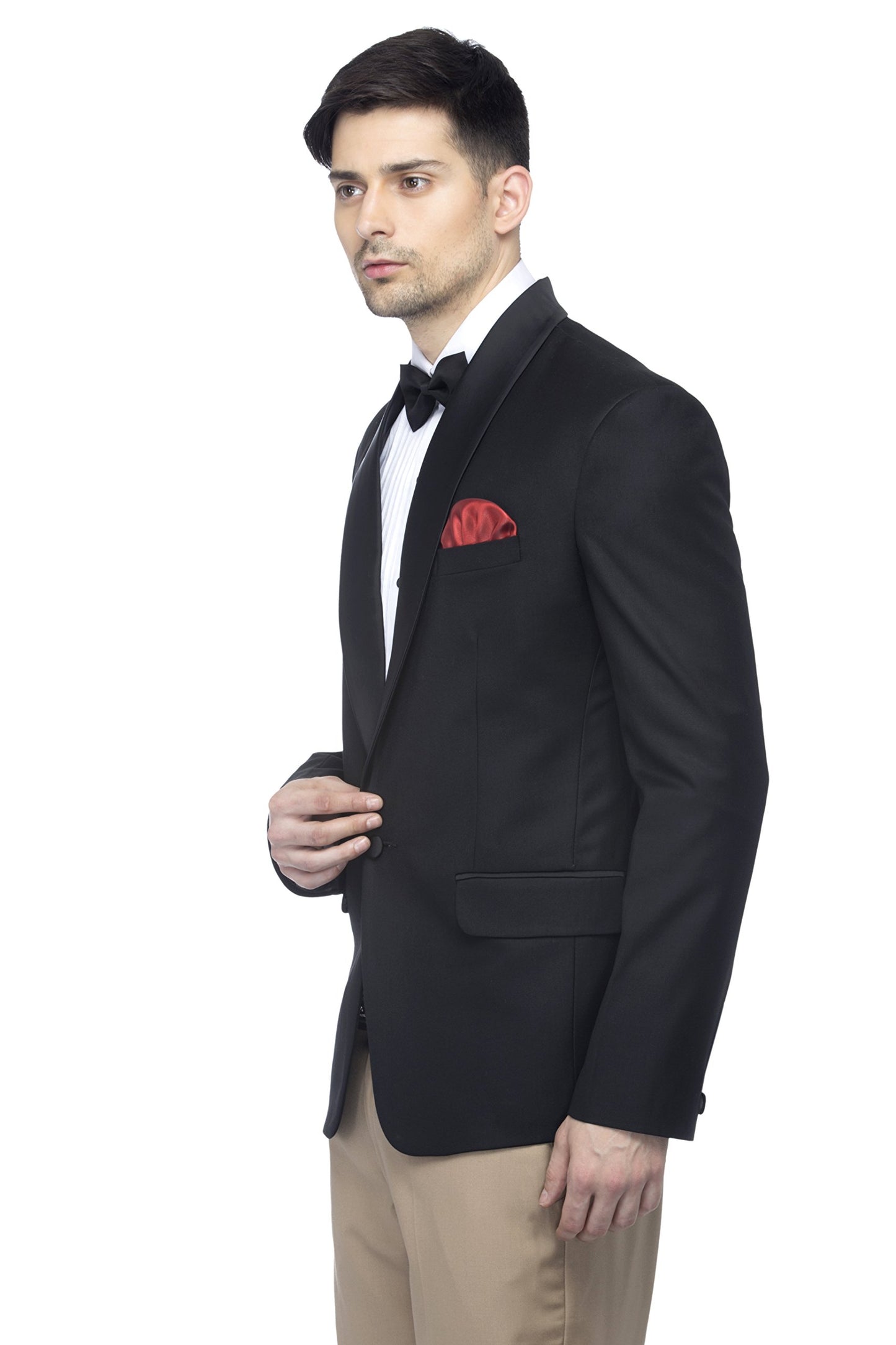 FAVOROSKI Men's Tuxedo Slim Blazer