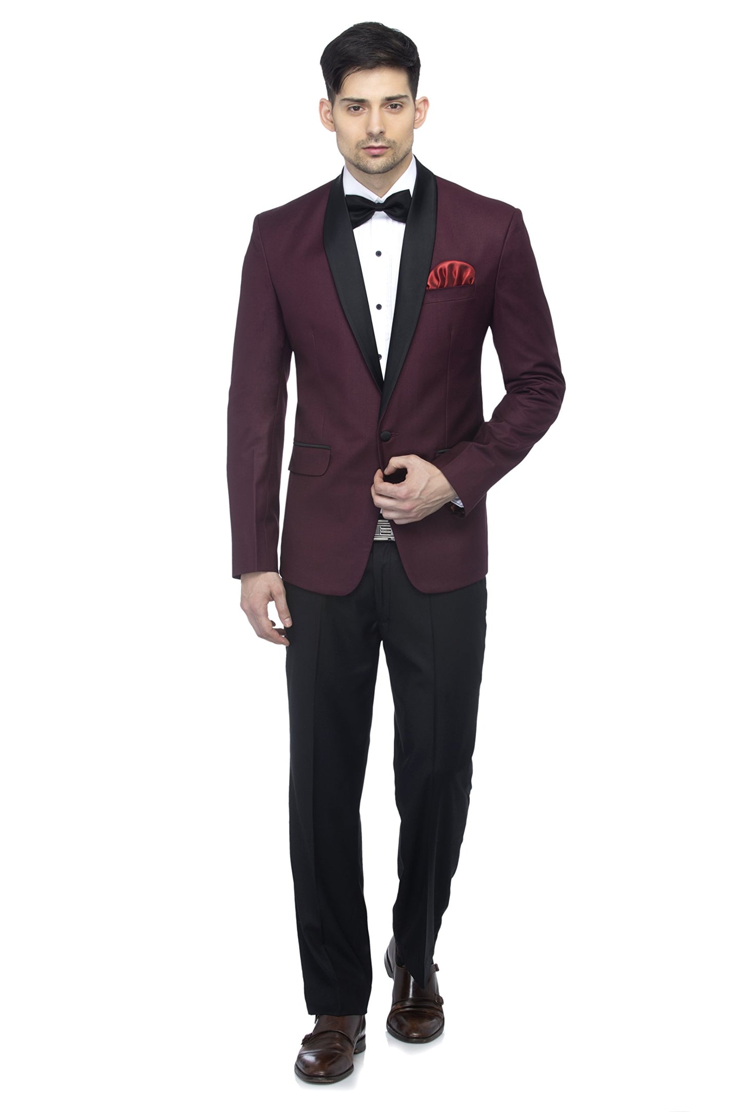 FAVOROSKI Men's Tuxedo Slim Blazer