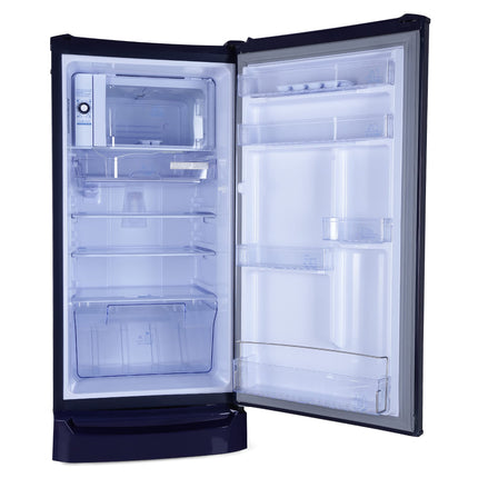 Godrej 180 L 4 Star Turbo Cooling Technology, With 24 Days Farm Freshness Direct Cool Single Door Refrigerator(2023 Model, RD EDGENEO 207D THF AQ BL, Aqua Blue)