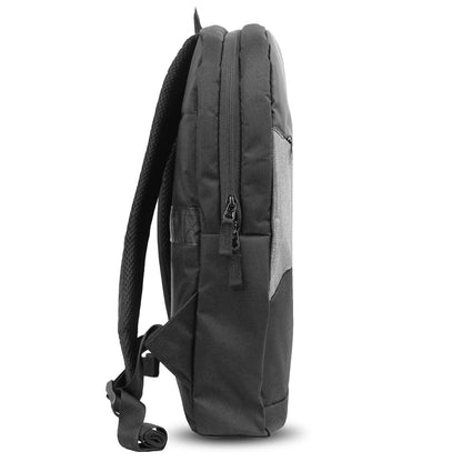 Amazon Basics 15.6" Laptop Backpack | Water-Resistant | Padded Compartments for Laptop & Tablet | Spacious Main Compartment | Comfortable Shoulder Straps & Back Panel | Stylish & Durable (Black)